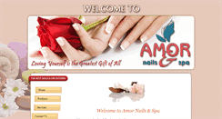 Desktop Screenshot of amornailsandspa.com